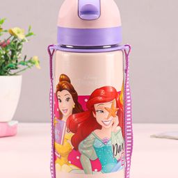 Disney by SKI Stainless Steel Single Wall Water Bottle With Princess Tango Print Lilac - 550 ml-image-11