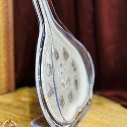 ABDESIGNS Silver Toned & Transparent Ashtavinayak Table Photo Frame image 5