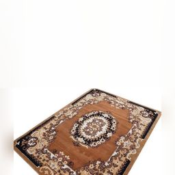Samjeeda Handloom carpets Black Geometric Anti-Skid Polyester Carpet-image-59