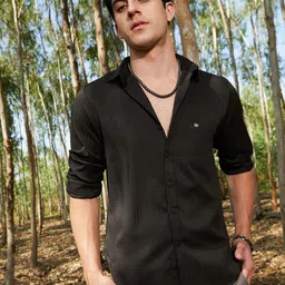 Campus Sutra Men Classic Spread Collar Shirt-image-88