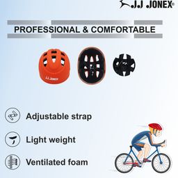 JJ Jonex Skating & Cycling Helmet Large - Orange image 5