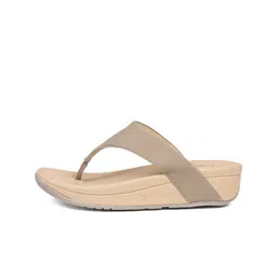 Indifeet Women Textured and Comfortable Open Toe Thong Platform Sandals image 2