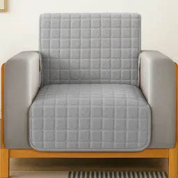The Furnishing Tree Grey Polyester Sofa Covers With Arms-image-11