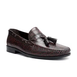 ROSSO BRUNELLO Men Leather Formal Loafers-image-16