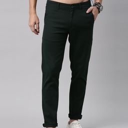Roadster Men Green Trousers-image-66