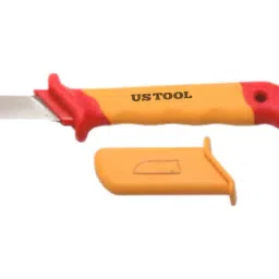 US Tool UST-V122A 1000V Insulated Straight Blade Cable Knife 50x180mm-32