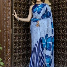 HERE&NOW Floral Saree-image-77