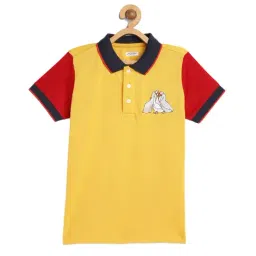 LADORE Kids Yellow Solid Polo T-Shirt-picture-42