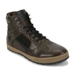 Royal Enfield Men's Chocolate Brown Boots-image-45