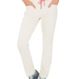 Jockey Off White Regular Fit Trackpants-picture-26