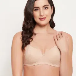 Clovia Beige Padded Bra-picture-46