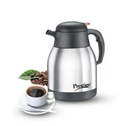 Prestige Silver & Black Stainless Steel Double Insulated Vacuum Flask (1.5 L) - Set of 1-image-67