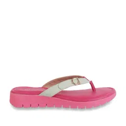 Catwalk Women's White Thong Sandals-image-64