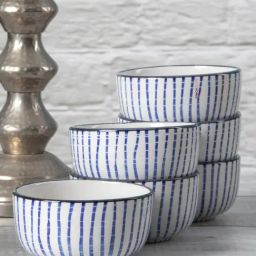 Goodhomes Multicolor Stoneware Soup Bowl - Set of 6 (310ml)-image-20