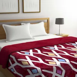 Klotthe Heavy Winter Red Fiber 800 GSM Double-Sized Quilt-image-67
