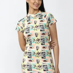 Forever 21 Multicolor Printed Mini Shift Dress-image-10
