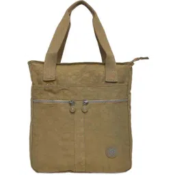 Baomi Beige Solid Medium Tote Handbag-24