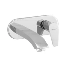 Parryware Edge Left Hand Side Lever Wall Mounted Basin Tap Chrome, G4896A1-8