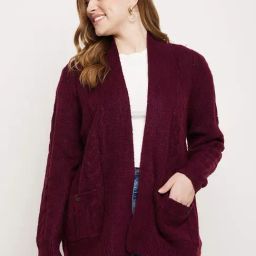MADAME Purple Crochet Pattern Shrug-image-40