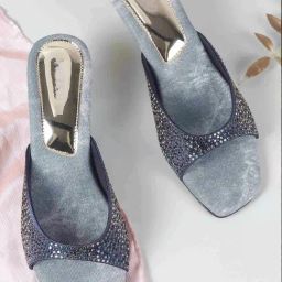 Metro Women's Blue Casual Sandals-image-83