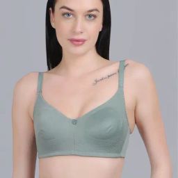 mod & shy Green Cotton T-Shirt Bra-image-8