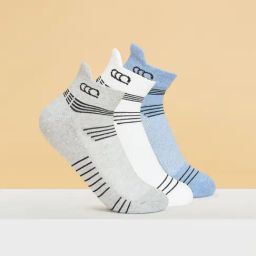 Ajile by Pantaloons Multicolor Striped Socks - Pack of 3-image-89