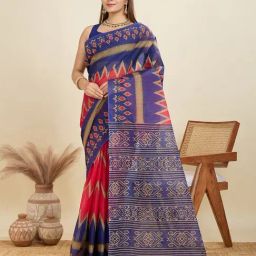 SHANVIKA Pink Pure Cotton Printed Saare-picture-36