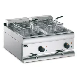 Lincat 600 mm 2 x 3 kW Electric Counter-top Twin Tank Fryer-2 Basket, DF66-image-12