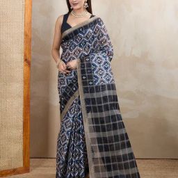 SHANVIKA Multi Pure Cotton Checks Saare-image-59