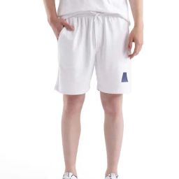 Rare Rabbit White Oversized Fit Solid Shorts-image-47