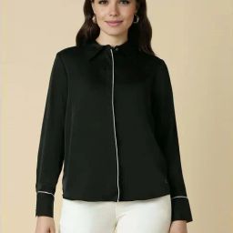 Allen Solly Black Regular Fit Shirt-image-83