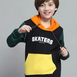 Monte Carlo Boys Printed Navy Blue Hooded Neck Full Sleeve Hoodie-image-33