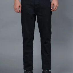 Red Tape Black Skinny Jeans For Men-image-78