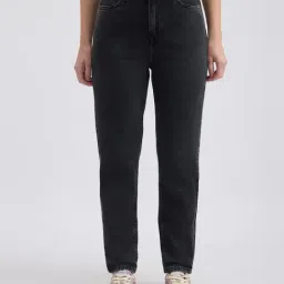 Pepe Jeans Black Mom Fit High Rise Jeans-picture-46