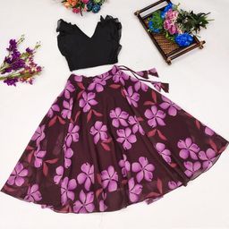 RJ ONLINE Ready To Wear Poly Georgette Lehenga Choli-picture-10