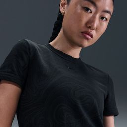 Nike Women Printed Round Neck Short Sleeves Crop Top-image-14