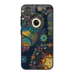 QRIOH Owl Art Printed Samsung Galaxy F55 5G Back Case Mobile Accessories-picture-34