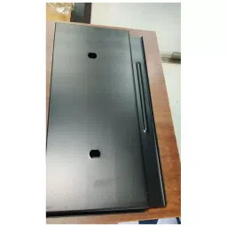 Implemental Keyboard Tray Channel with Mouse Pad Metal Black for Computer Desk, ‎A5669 image 3