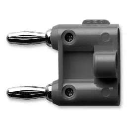POMONA Adaptor, 2 4 mm Plug-Cable, Black, 1330-0-picture-27