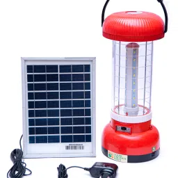 Solar LED Lantern cum Lamp - Tall Model with Hi/Low Adjustment & Solar Panel-image-57