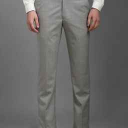Louis Philippe Men Slim Fit Mid-Rise Formal Trousers-picture-39