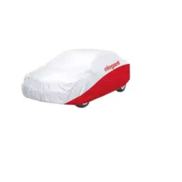 Elegant White & Red Water Resistant Car Body Cover for Mercedes C 220-image-64