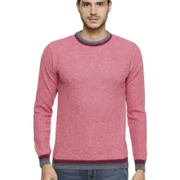 Peter England Red Cotton Sweater-20