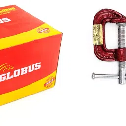 GLOBUS 415 Metal G. Clamp (1 Inch. Red) (Set Of 2 Pcs)-12