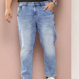 Sztori Men Plus Size Slim Tapered Fit Stretchable Jeans-image-19
