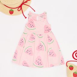 Pantaloons Baby Print Fit & Flare Dress-image-121