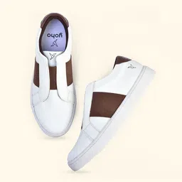 yoho Women Colourblocked PU Slip-On Sneakers-image-36