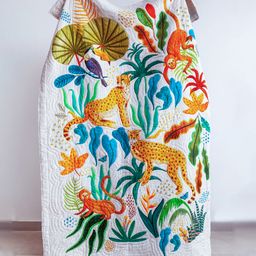 Zookeeper  The Forest is my Playground Quilt Multicolour-image-11