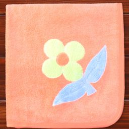 Child World Terry Knit Hand & Face Towels Floral Embroidery L 84 x B 55 cm - Peach-image-108