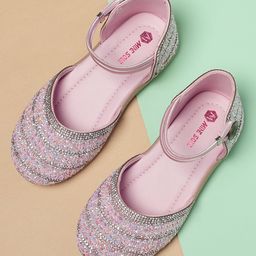 Mine Sole Stones Embellished Sandals - Pink-picture-18